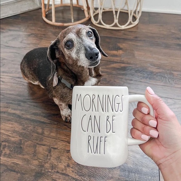 Rae Dunn “MORNINGS CAN BE RUFF” Ceramic Mug - Picture 7 of 7